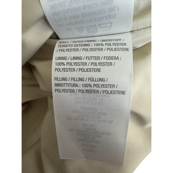 Isaac Mizrahi Live! Clubhouse Quilted Snap Front Vest Drawstring Light Sand XXS - Picture 12 of 14